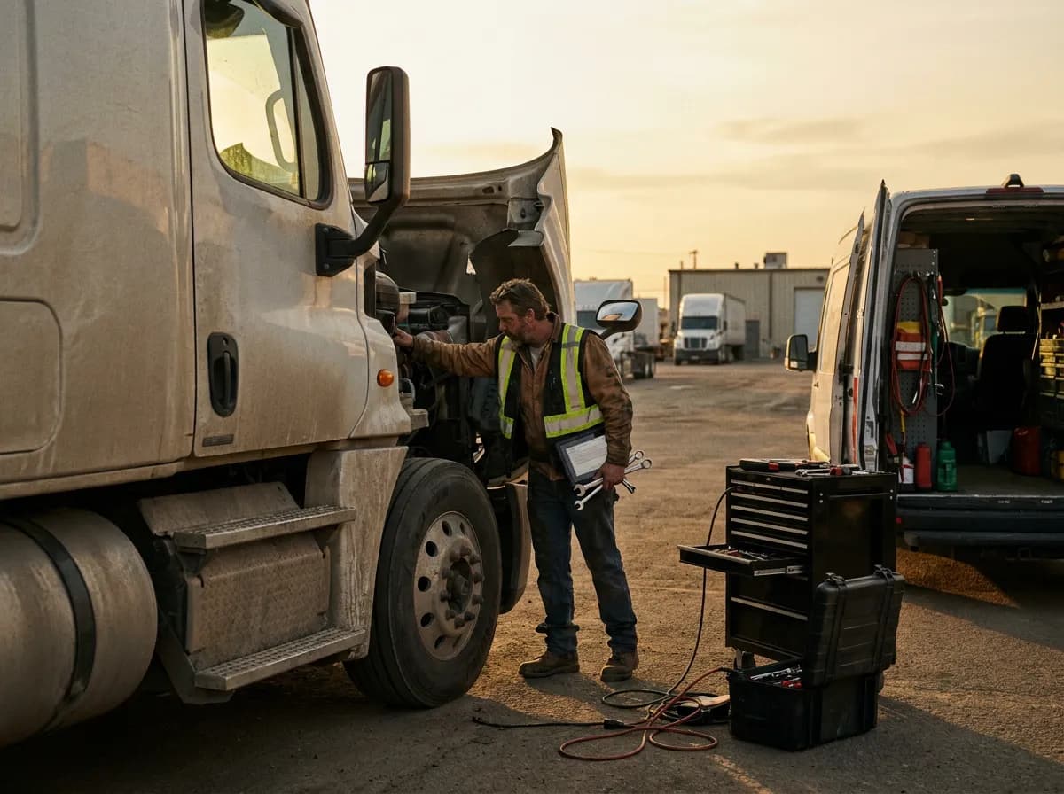 Trucking & Equipment professional at work